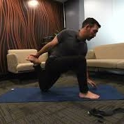 kneeling quad stretch video