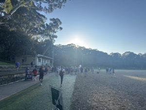 Artarmon Parkrun on a sunny Satruday morning
